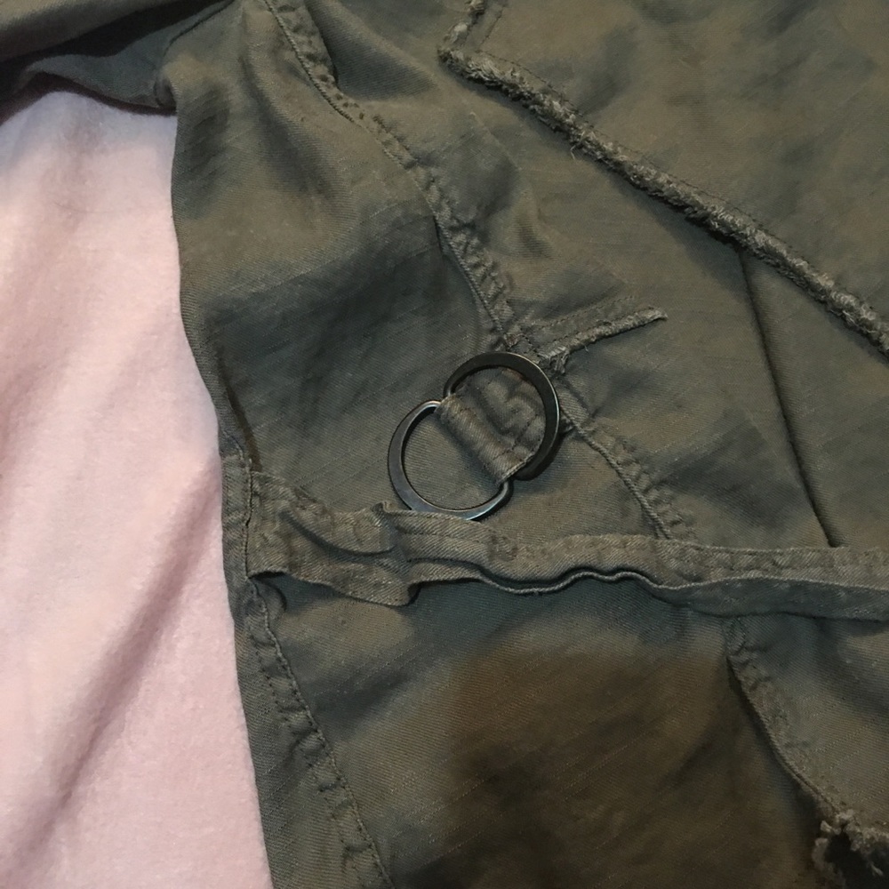 C Free People Raw Femme Linen Jacket - Picture 7 of 8